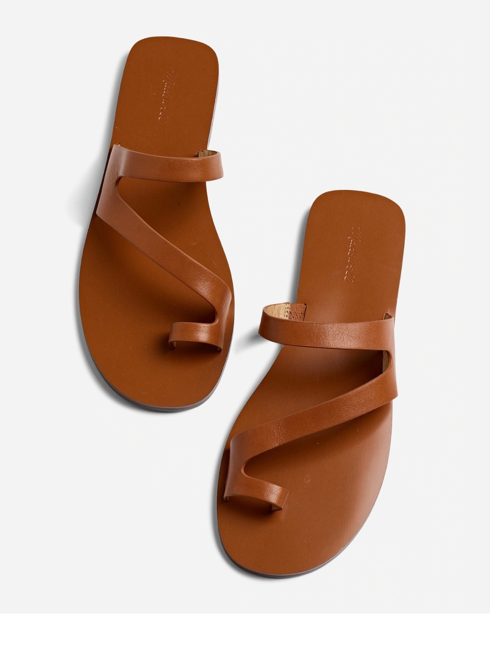 Madewell Gabi Asymmetric Strap Sandals